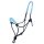 Zilco Knotenhalfter mit Nasenpolster Black/Sky