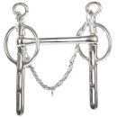 Liverpoolkandare 3 Schl&uuml;ssell&ouml;cher Stange Messing 14mm 12,5 cm