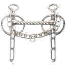 Liverpoolkandare 3 Schl&uuml;ssell&ouml;cher Stange Messing 14mm 12,5 cm