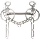 Liverpoolkandare 3 Schl&uuml;ssell&ouml;cher Stange Messing 14mm 12,5 cm