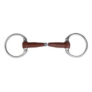 Eggbutt Snaffle pinchless Leder-Gebiss 12,5cm