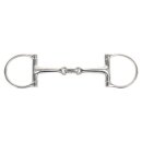 D-Ring Trense doppelt gebrochen Edelstahl 12,5 cm