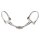 D-Ring Trense doppelt gebrochen Edelstahl 12,5 cm