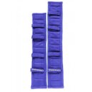 Geschirruntlerlagen Set f&uuml;r Ponys, Brustblattunterlage und Selettunterlage Schwarz