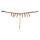 Cowboy Tack Roughout Buckstitched Westernbrustblatt 31 mm (1 1/4 Zoll) · Golden roughout