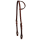 Cowboy Tack Rosewood Spider Stamp Einohr-Kopfstück 16 mm (5/8 Zoll) · Single Ear