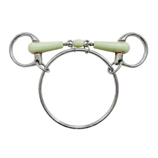 Zilco Dexter Apple Mouth Gebiss doppelt gebrochen 12,5 cm