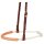 Cowboy Tack lederbezogener Doppelrope-Western-Nasenriemen Natural double rope