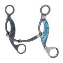 Turquoise gebogenes Snaffle-Gag-Gebiss...