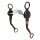 Jordan Jo Gal Leg Westerngebiss mit 7-3/4-Zoll-Schenkeln Mundstückweite: 12,5 cm (5 Zoll); Schenkellänge: 19,7 cm (7 3/4 Zoll).