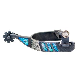 Turquoise Westernsporen, Medium Cup Medium Cup; Band 19...