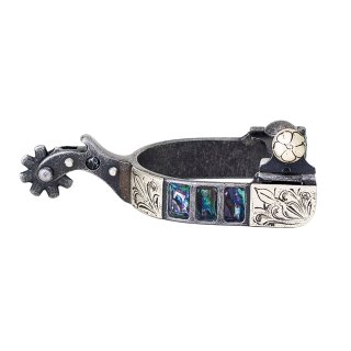 Black Pearl Westernsporen Medium Cup; Band 19 mm;...