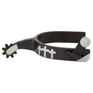 Three Cross Westernsporen Large Cup; Band 19 mm;...