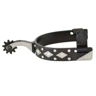 Diamond & Dot Westernsporen mit Strass Medium Cup;...