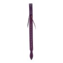Rosewood-Leder Flankenbillet mit Prägemuster...