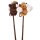 Verstellbares Steckenpferd mit Sound Brown (nur Preisliste)