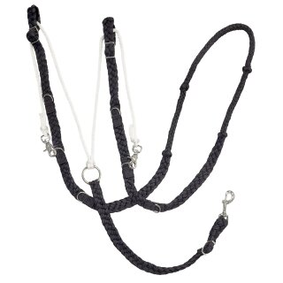 German Martingale / Laufferzügel Schwarz