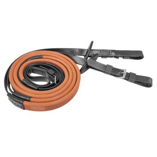 Zilco Rennzügel 16 mm mit orangem Gummigriff –...