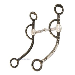 PB · Trensengebiss (Snaffle Bit) mit Anzügen