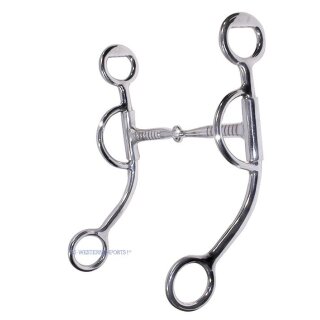Trensengebiss (Snaffle Bit) mit kurzen Anzügen...