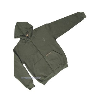 Zip-Jacke 130-MG, Moosgrün