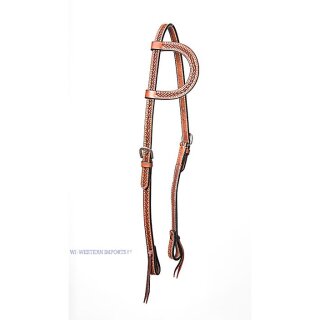 punziertes Einohr-Westernkopfstück OE-AG-131