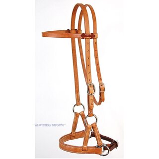 Professionals Choice Sidepull mit flachem Ledernasenriemen