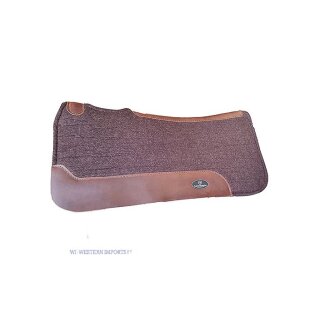 Supreme Wollfilz-Westernpad Standard, dunkelbraun