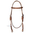 XL-Western-Kopfstück aus Working-Harness-Leder