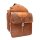 punzierte Leder-Satteltasche