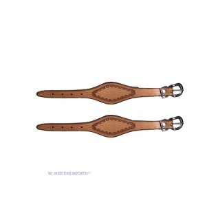 helle Hobble-Riemen mit Sunset-Punzierung