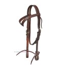 Pony-Westernkopfstück mit V-Stirnband, dunkel...