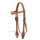 HORSEMANS TACK mit FLOWER BUCKLE, HARNESS LEATHER