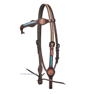 HORSEMANS TACK mit TURQUOIS FLOWER AND BRAIDING