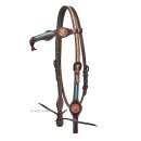 HORSEMANS TACK mit TURQUOIS FLOWER AND BRAIDING